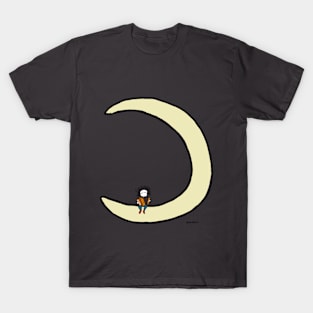 Lluna i acordió diatònic T-Shirt